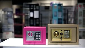 ตู้เซฟ (ใหญ่) ตู้เซฟนิรภัย ตู้เซฟอิเล็กทรอนิกส์ 31x20x21cm ตู้เซฟห้องพัก ตู้เซฟโรงแรม