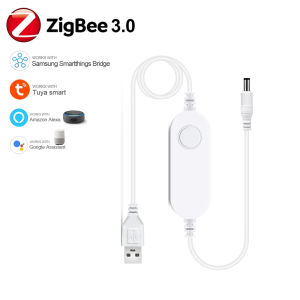 5V USB Zigbee 3.0 Led Strip Light Controller RGB RGBCCT LED Light Strip Dimmer Smart APP Voice Remote for MQTT Smartthings Alexa