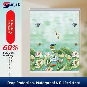 CHUNJI | Light Blocking Easy-Install Roller Blind