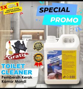 fasclean toilet Cleaner 1 Liter Cairan Pembersih Serbaguna Setanless Syower Kran WC Westafel Bowel peralatan dapur rumahtangga Antibakerial