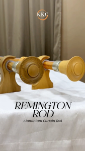 KKC CURTAINS Rod REMINGTON Single Aluminium Curtain Rod Set/Kayu Batang Rod Langsir/Ready Stock