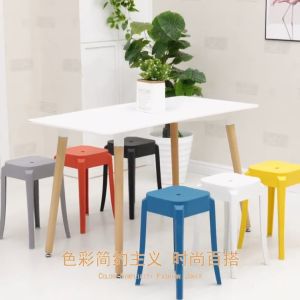 เก้าอี้ Plastic ราคาถูก ไม่ต้องต่อประกอบ มีหลากหลายสี วัสดุพลาสติก PP คุณภาพดี เก้าอี้พลาสติก เก้าอี้กินข้าว