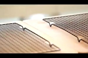Grid Non Stick Food Cooling Tray Cake Food Rack Kitchen Stainless Steel Baking Pizza Bread Barbecue Biscuit Rack Dry Food Rack Household Food Cooking Cooling Rack Rectangular Oil Draining Rack Barbecue Bracket ﻿