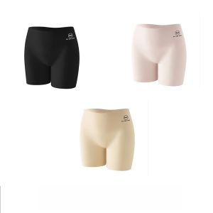MiiOW | Quần an toàn Ice Silk cho nữ mùa hè không viền quần lót liền mạch chống ánh nắng quần đùi cạp cao che bụng