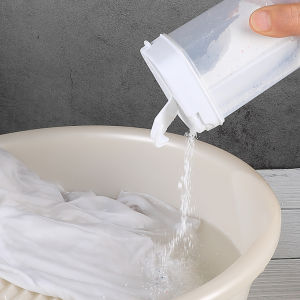 กล่องเก็บผงซักฟอก กล่องทำความสะอาดด้วยโซดาเล็ก เคลือบซิตรัส พร้อมฝาปิด กล่องเก็บของแบบญี่ปุ่น กล่องใส่ของในครัว