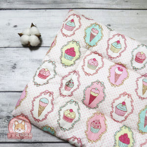 Handmade Pure Cotton Dog Mat Cat Summer Bite-Resistant Stain-Resistant Pet Bed Small and Medium Pet Suitable for All Seasons Car Rear Row