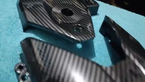 Honda Beat FI V3 Crank Case Cover – Carbon Twill Design | Durable & Stylish