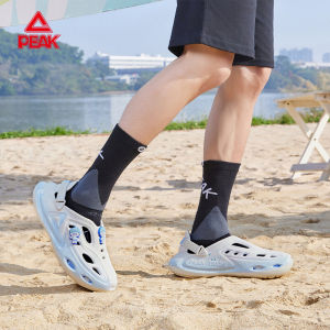 Peak Mens ฤดูร้อน Turtle Collaborative Edition กันลื่น Outdoor Beach Thick Bottom Sports Sandals ระบายอากาศได้ดี แห้งเร็วทนต่อการสึกหรอ