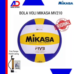 Free Pompa + Pentil ! PROLIGA Bola Voli Volly Voly Mikasa Japan MV210 / MV 210 Vollyball MVBMV210ZZZZ