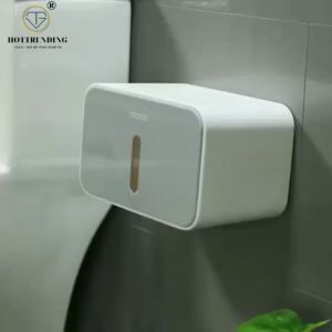 Hộp đựng giấy vệ sinh ECOCO chống thấm nước không cần khoan tường loại cải tiến 1908 Trùm Sỉ Gia Thành