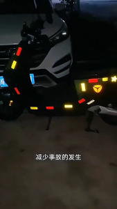 50PCS Car Reflective Sticker Night Driving Safety Warning Tape For Motorcycle Scooter Helmet Waterproof Motorcycle Helmet Warning Safety Mark Car Reflector Safety Strip Stickers Auto Bumper Bodywork Exterior Motorcycle Accessories