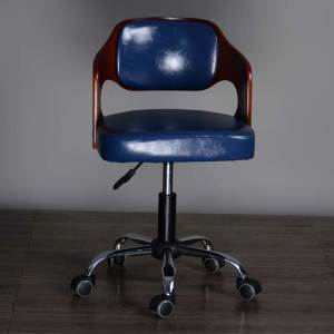 Home Backrest Computer Chair Simple Study Office Swivel Chair Student Desk Writing Solid Wood Small Chair