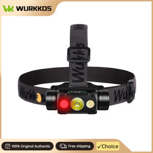 Wurkkos HD50 Headlamp 4000 Lumens with 660nm Red and White Light Functions 21700 USB-C Rechargeable LED Flashlight