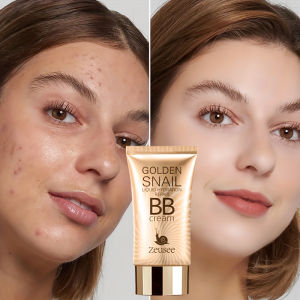 Golden Snail BB Cream-Matte Moisturizing Foundation Primerคอนซีลเลอร์ปกปิดเต็มรูปแบบPore-Hiding & Blemish Coveringแต่งหน้าเครื่องสําอาง