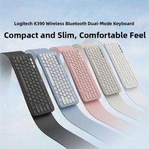 Logitech | Dual-Mode Switchable Lightweight Portable Long Battery Life Quiet Bluetooth Keyboard