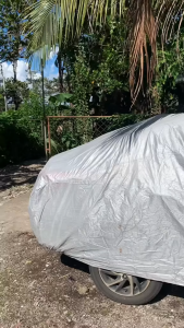 RC Nylon Car Cover for NISSAN KICKS Waterproof Lightweight Car Cover with Garterized Fit and Chamois Towel