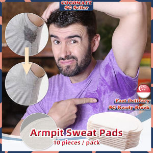 ❤️𝑺𝑮 𝑺𝑻𝑶𝑪𝑲❤️ 10pcs/pack Armpit sweat pad for man woman / Disposable dress clothing absorbent sweat / Perspiration pad / Underarm sweat pad guard deodorant / 腋下止汗垫
