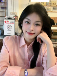 BINKAFENNY | เสื้อเชิ้ตแขนยาวป้องกันแสงแดดผ้าฝ้ายลินินสีชมพูสำหรับผู้หญิงในฤดูร้อน แฟชั่นสุภาพ หวาน สไตล์ทำงาน เสื้อผ้าทำงาน