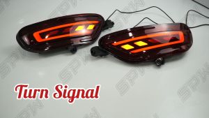 Mazda CX5 CX-5 2017 2018 2019 2020 2021 2022 2023 Reflector Rear Bumper LED DRL Daylight Running Signal Brake Light Lamp