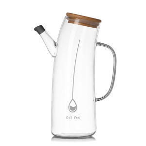 Large Capacity Modern Simple Glass Oil Bottle