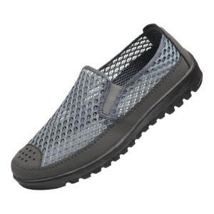 Mens Summer Breathable Mesh Slip-On Loafers