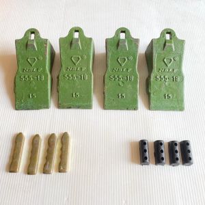 ฟันขุด เล็บขุด 18S เล็บปุ้งกี๋ ฟัน ปุ้งกี๋ บุ้งกี๋ ขุดดิน สลักบน Komatsu PC30 PC40 PC50 อะไหล่ รถขุดดิน รถตัก