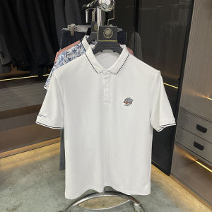 Áo Thun Nam Tay Ngắn Mùa Hè Cổ Polo Thêu 63% Cotton Cắt Nhãn Tagkita Phong Cách Thường Ngày Thời Trang Thành Phố