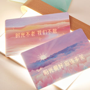 การ์ดบอกความรู้สึกวันสตรีที่แสงผ่านได้ของ Paper Gifts โพลีเอสเตอร์สีใสสำหรับการบอกความรู้สึกให้เพื่อนสาวของคุณ