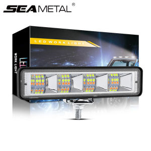 SEAMETAL ไฟสปอร์ตไลท์รถยนต์ ไฟออฟโรด ไฟสปอร์ตไลท์ LED 12v หลอดไฟหน้า LED
