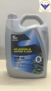 Dầu động cơ bán tổng hợp cao cấp Magma Hyper X-200 10W-40- Can 4L
