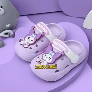New Kuromi My Melody baby Non-slip Infant beach sandal Slippers For Kids Girls 0-6 Years