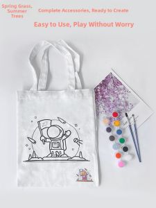 DIY Blank Hand-Painted Canvas Tote Bag