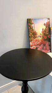 Cermin Make Up Aesthetic Stand Mirror Flower Kaca Meja Rias Adjustable 360° HM1020