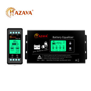 Bộ Cân Bằng Pin MAZAVA PLC-10 HX02 Màn Hình LCD Hoạt Động Cho 2S-4S 12V-48V Cân Bằng Pin Axit Chì Li-ion LiFePO4 Bộ Sạc Năng Lượng Mặt Trời