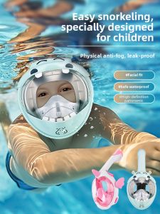 Voca-Joy | Full Face Dry Diving Mask for Children with Near-sighted Design
