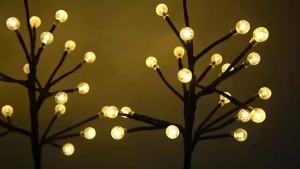 Others | 20 LED Solar Powered Outdoor Lights Lawn Lamp Garden Tree LED Balls Bees Ground Plug Light Landscape Waterproof Light