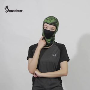 Outdoor Windproof motorcycle Balaclava Full Mask Cycling Face Mask with mesh Sunscreen Headgear for Climbing