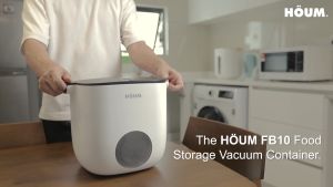 HOUM FB10 Food Bin 10L – Vacuum Sealing Storage Container