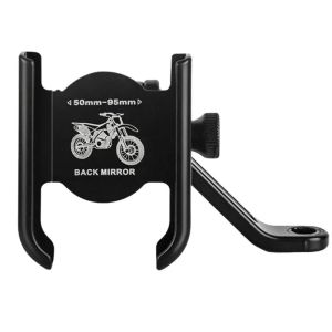 Giá Đỡ Điện Thoại Di Động Bằng Hợp Kim Nhôm Cho Xe Máy & Xe Đạp Giá Đỡ Định Vị GPS Đa Thông Số Kỹ Thuật Kẹp Gắn Tay Lái