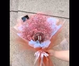 Crystal Waterproof Flower Wrapping Paper 58cm x 58cm x 20pcs