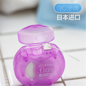 Japanese GC Floss Floss Dental Floss Ultra-Fine Wax Portable Independent Separate Packaging Mint Flavor