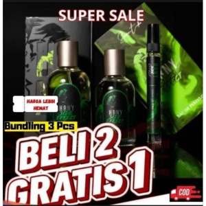 BELI 2 GRATIS 1 PARFUM HNRY SIDE EFFECT 35ml