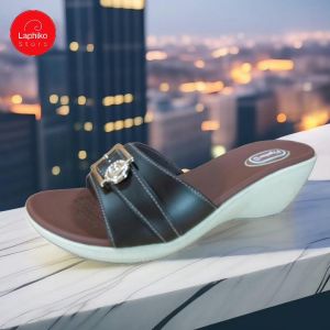 Sandal kasual wanita coklat tua Vegetus Tamborin 201 36-40