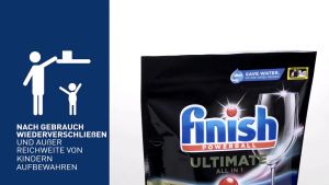 Viên rửa bát Finish Quantum Max Ultimate Plus 70 60 Viên Muối bóng vệ sinh máy Finish loại Cao cấp rửa Cực Mạnh
