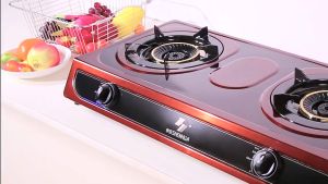 Double Burner stove gas cooker Steel Glass Cooker Flame Table Top Gas Stove Desktop stove dapur gas memasak Infrared gas furnace dapur masak gas 双头煤气灶