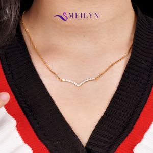 Meilyn Kalung Koye Lapis Emas Italy Dreamy Baris V Gold Plated 0211220237