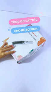 Máy Cắt Tóc Cho Bé Misuta Cầm Tay Gọn Nhẹ Êm Ái Không Ồn Bộ Tông Đơ Trẻ Em Kèm Phụ Kiện An Toàn Dùng Cho Gia Đình