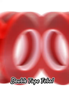 Double Tape Tebal Pita Perekat Dua Sisi untuk Kuku Palsu Nail Art Selotip Isolasi Serbaguna Tebal 6 mm x 10 meter