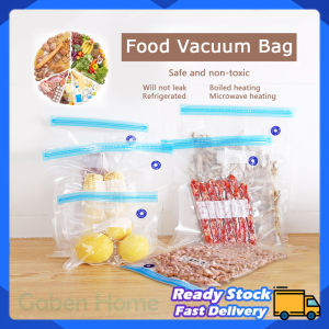 Food Vacuum Bag 4 Size Option Keep Fresh Compression Bag Reusable Airtight Packaging Bag Air Extraction Household Kitchen Mini Vacuum Machine | Gaben Home