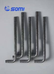 Anchor Bolt L-Type with Nut and Washer for M12 M16 M20 M24 M30